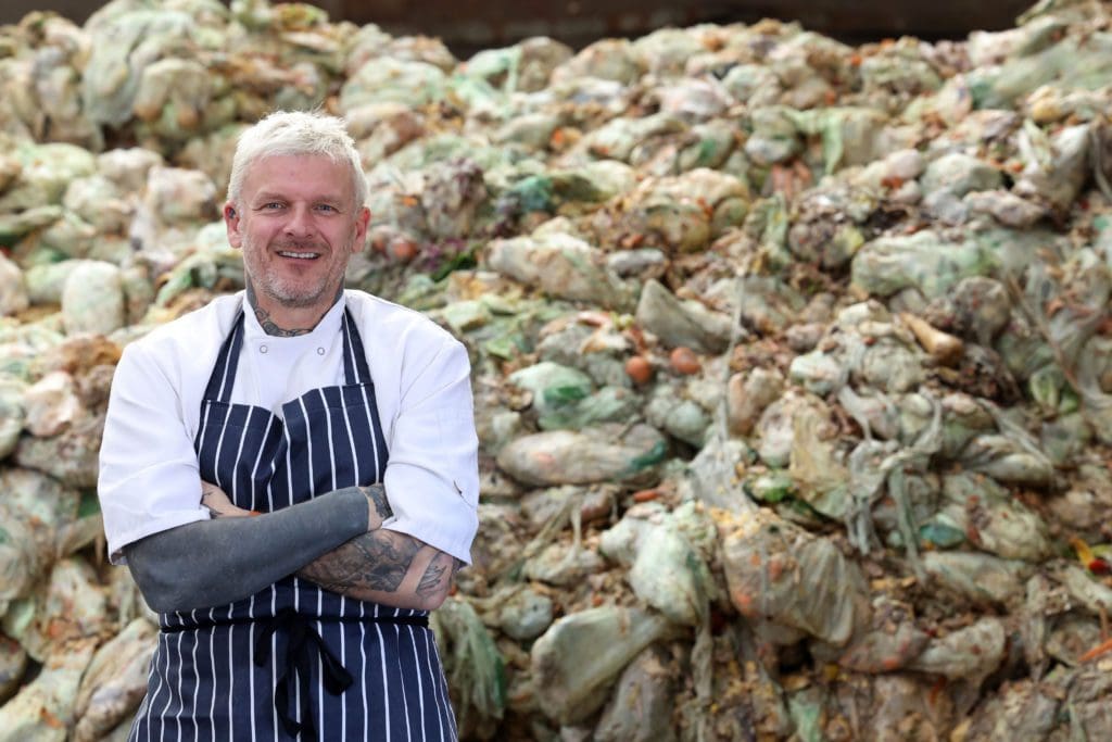 Celebrity Chef challenges Wales to recycle more food waste to power homes