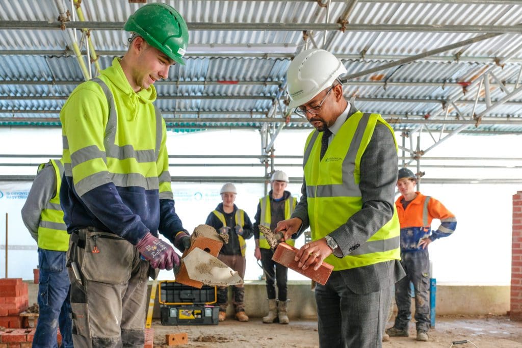 Economy Minister visits Construction Academy to meet next generation of workers