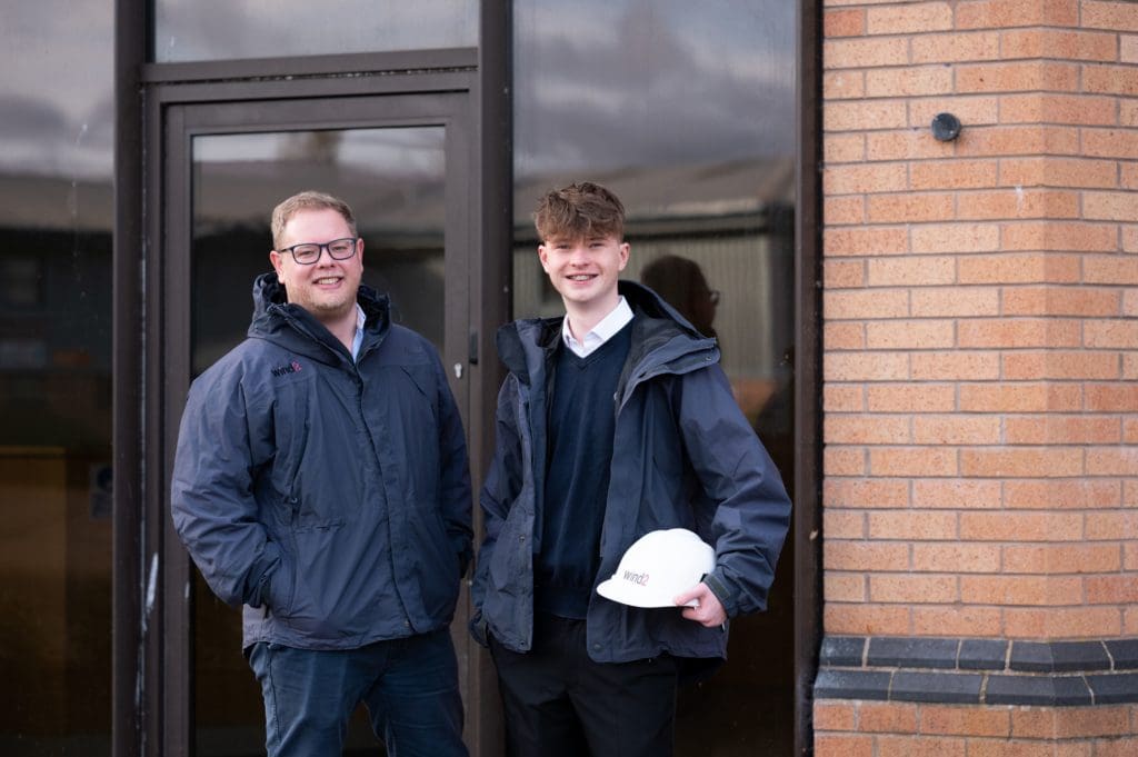 Apprentice engineer is gaining green skills for the future with local firm