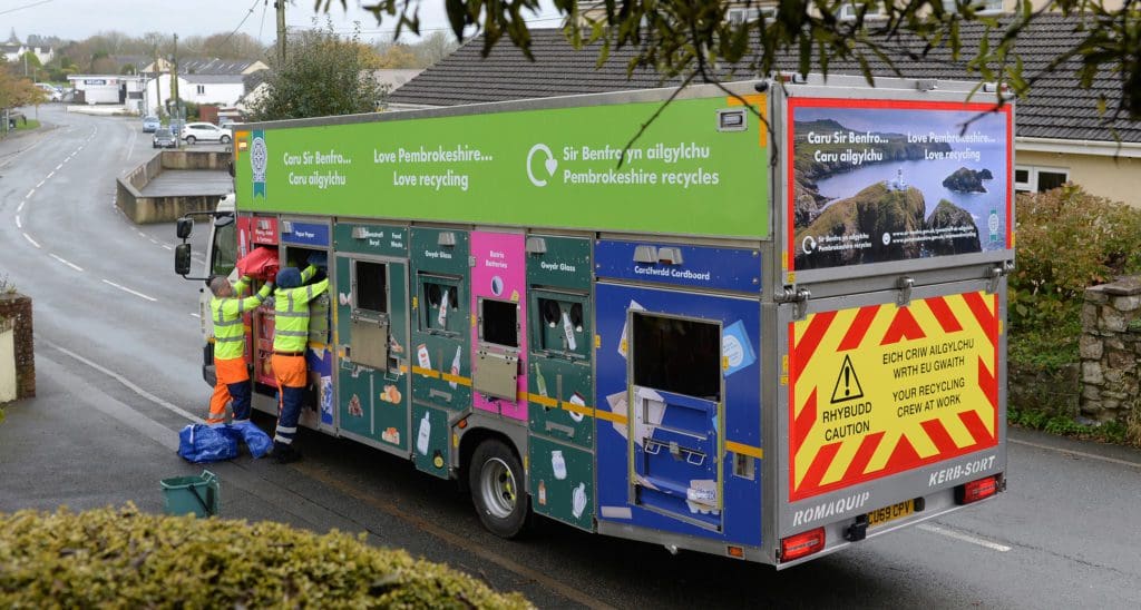 Pembrokeshire top at recycling in Wales for third year in a row