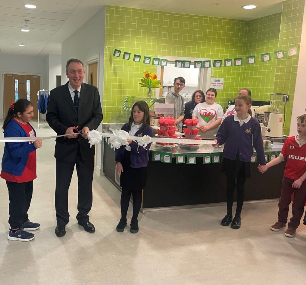 Ebbw Vale schools open community café and pantry