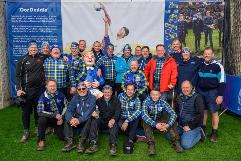 Doddie Weir’s star-studded 1988 Scottish schoolboys ‘will go again’ after completing 88km challenge for MND research