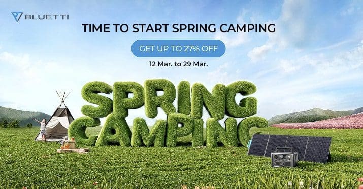 Get Ready for Spring Camping at BLUETTI Spring Sale