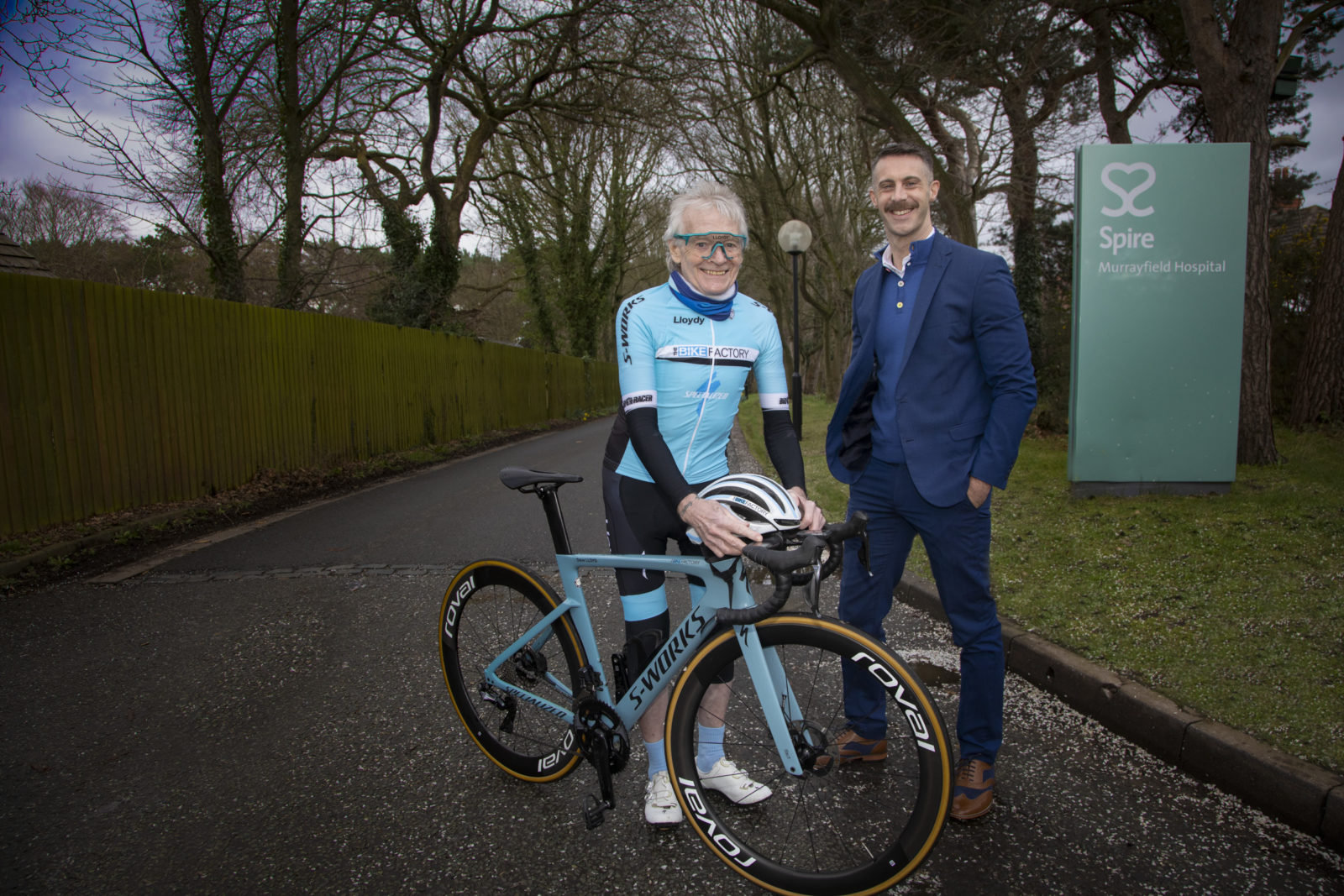 Welsh cycling legend is put back on his bike by leading Wirral surgeon