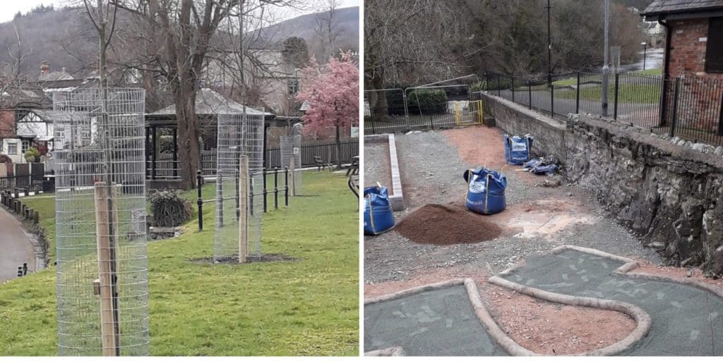 New look for Llangollen Riverside Park