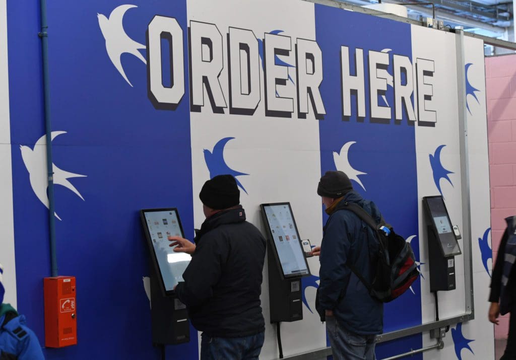 Cardiff City FC introduces self-ordering technology