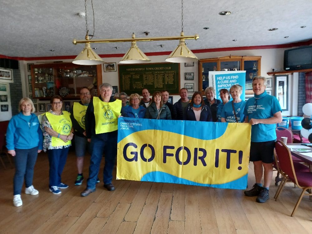 Haverfordwest walkers urged to step up to raise cash for Parkinson’s research