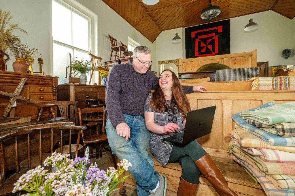 West Wales antiques dealer turns to TikTok to sell high-end furnishings