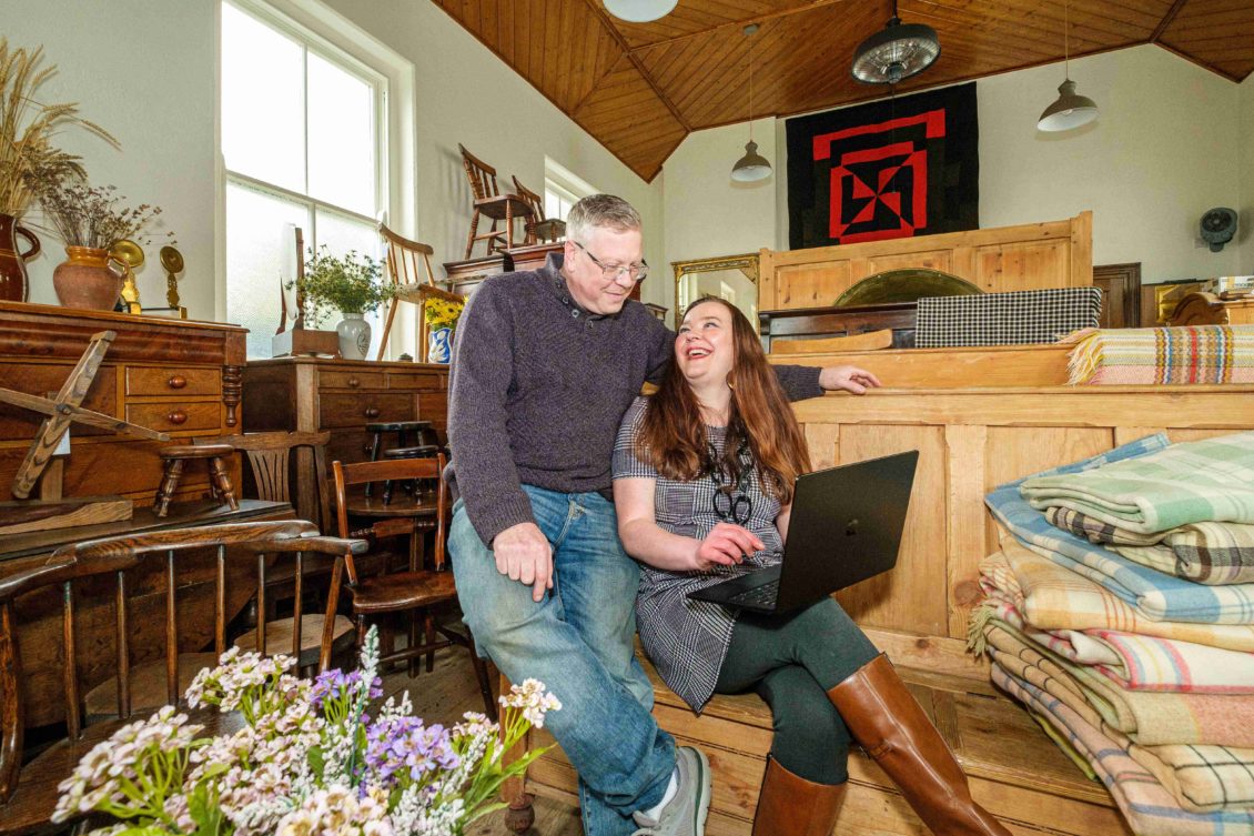 West Wales antiques dealer turns to TikTok to sell highend furnishings