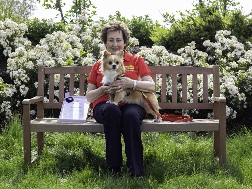 Coronation awards joy for Dogs Trust volunteer from Cardiff