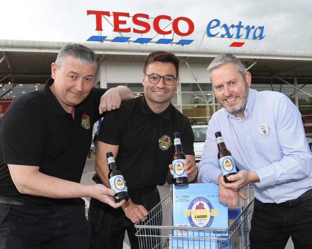 Wrexham Lager Expands with Tesco Partnership