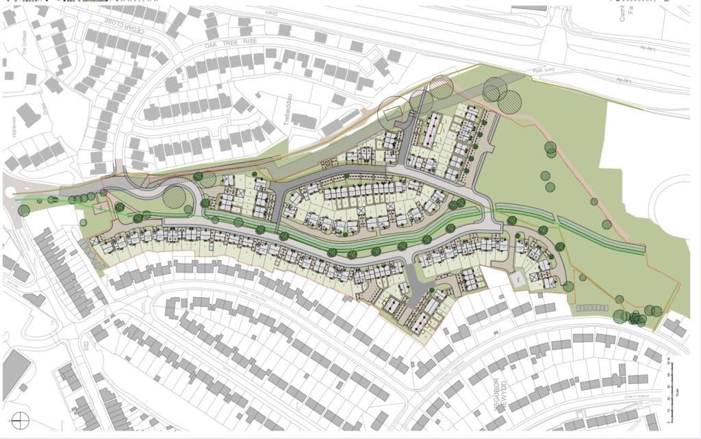 Housebuilder completes purchase of land in Merthyr to deliver 121 new homes