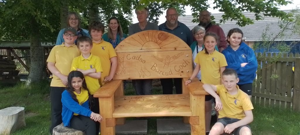 Storytelling chair at St Mark’s School celebrates new class names