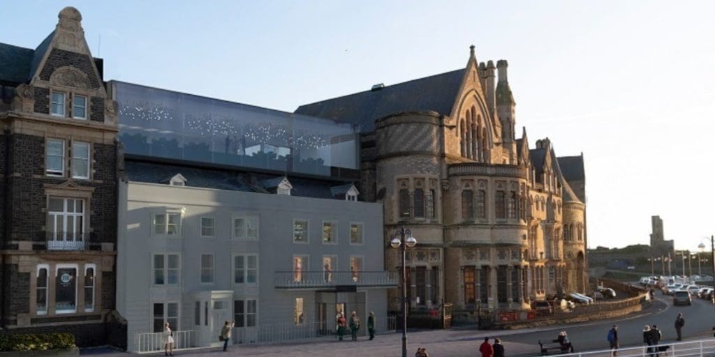 Restoration work begins on the Old College in Aberystwyth