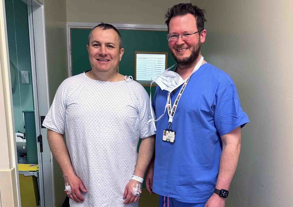 First keyhole spinal op in Swansea Bay sees patient back home the same day