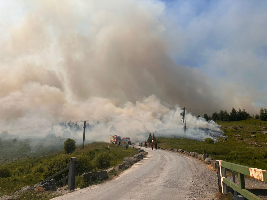 Garw Valley fire prompts 'stay safe and report suspicious activity' advice 