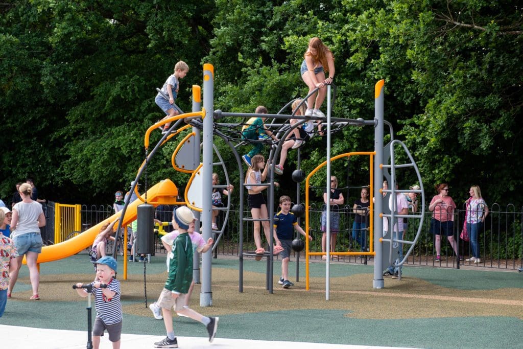 Refurbished Cardiff play area opens to public