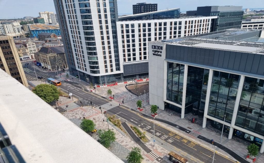 Cardiff wins award for Central Square Transport Scheme