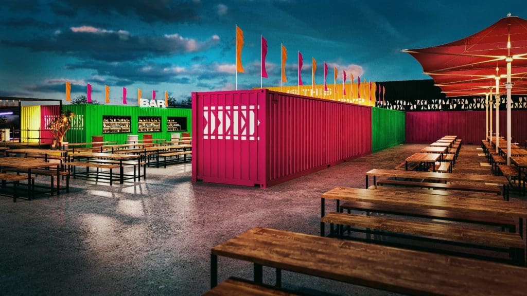 New outdoor food court ‘Tiger Yard’ set to open in Cardiff Bay next week