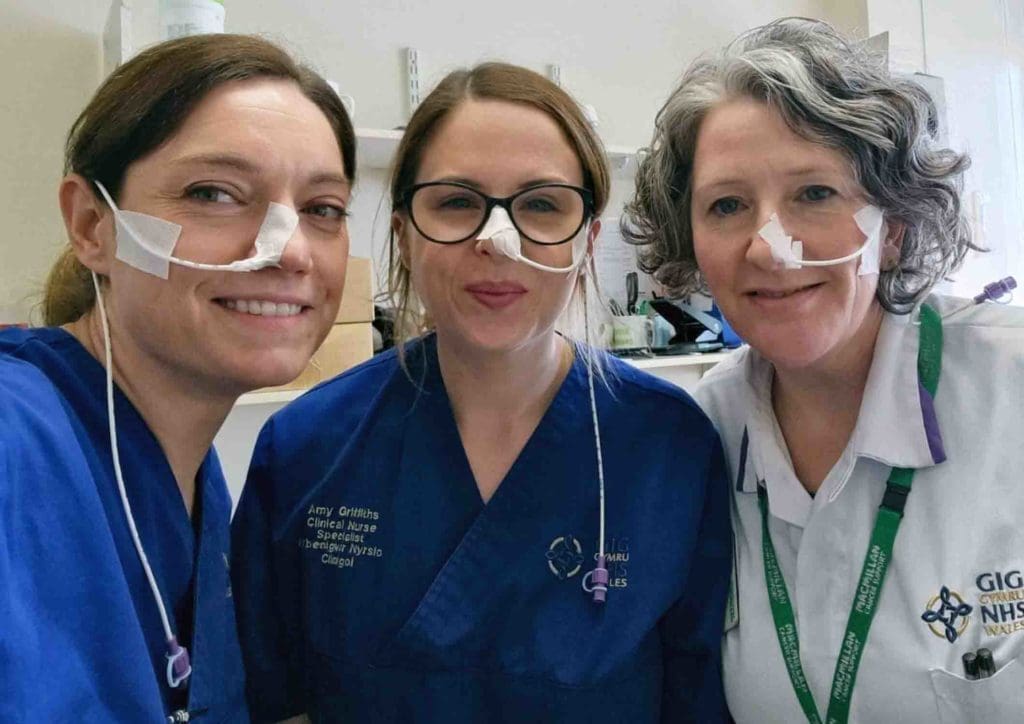 Staff have nasal feeding tubes inserted to find out how it feels for their patients