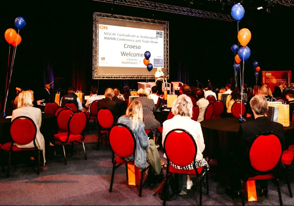 Crowds flock to returning business expo following pandemic shutdown