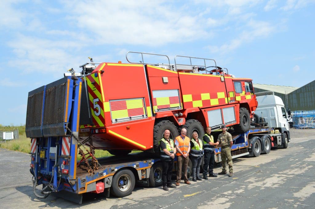 Wales donates fire truck to Ukraine’s Kharkiv Airport following appeal