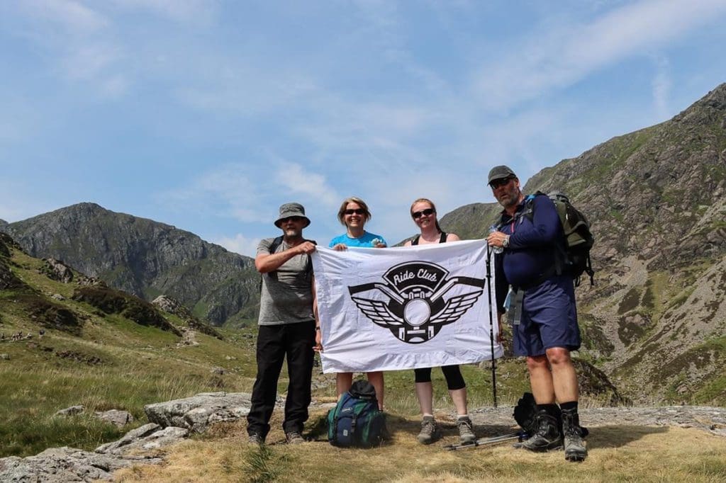 Neath motorcycle club completes Welsh Three Peaks Challenge for Tŷ Hafan