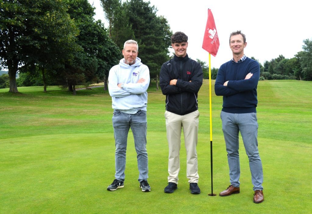 Golfer is fairway to achieving pro dream with backing of leading finance firm