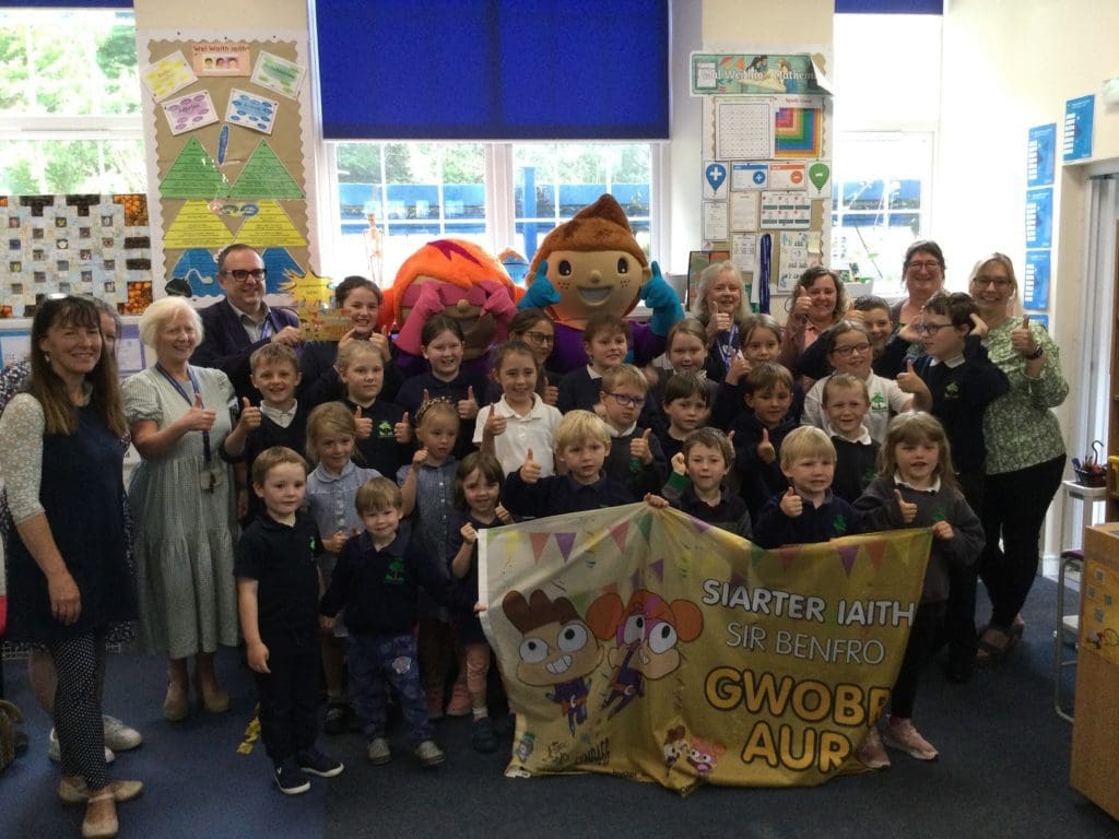 Llanychllwydog School Achieves Language Charter Gold Award