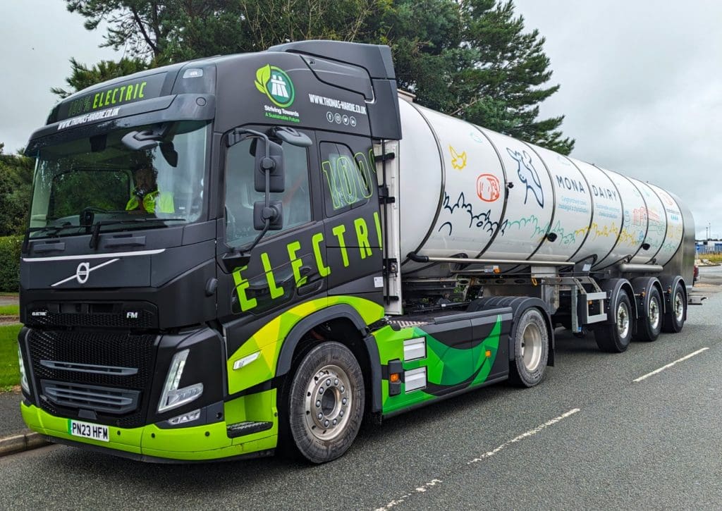 £20m cheese factory first in the UK to unveil electric milk truck