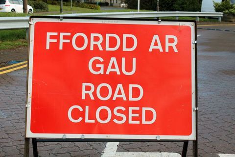 Road closed