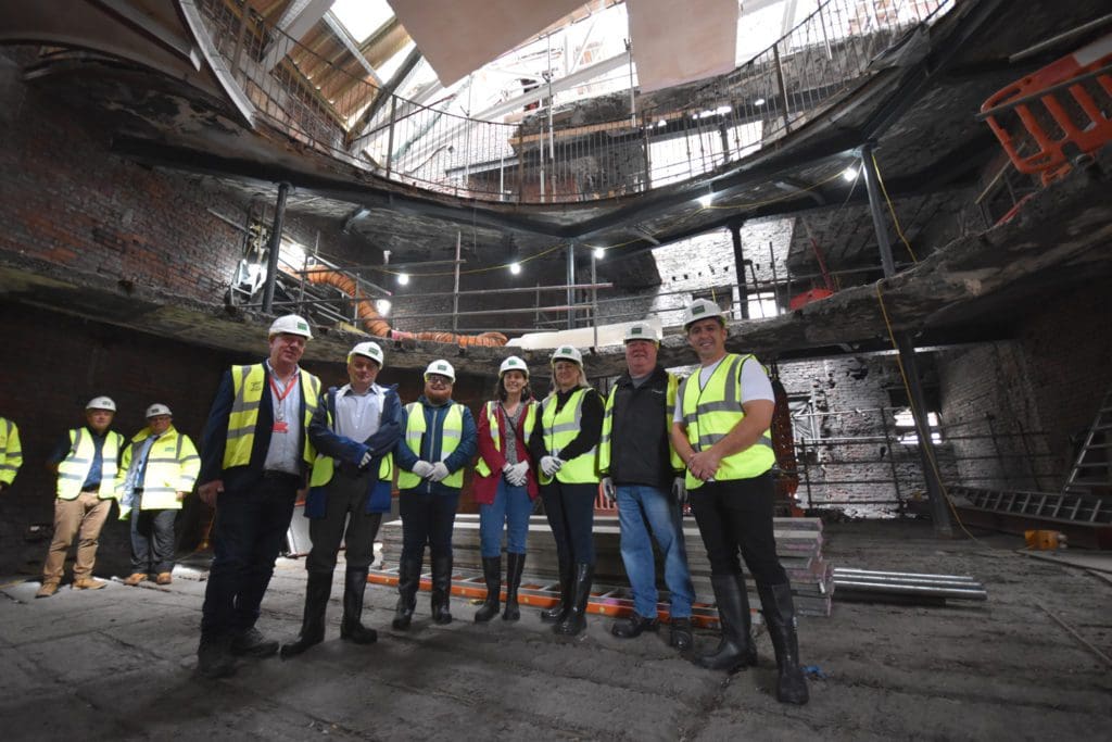 Swansea theatre taking shape as revamp work progresses
