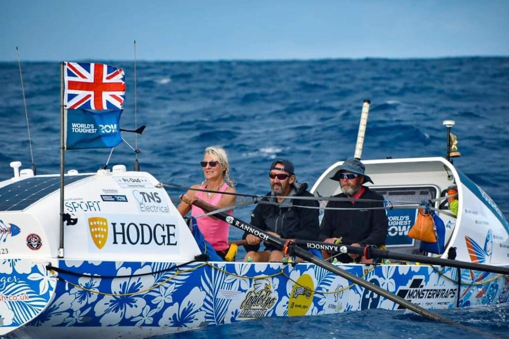 Flyin’ Fish team eyes land after a 2,800-mile row across the Pacific