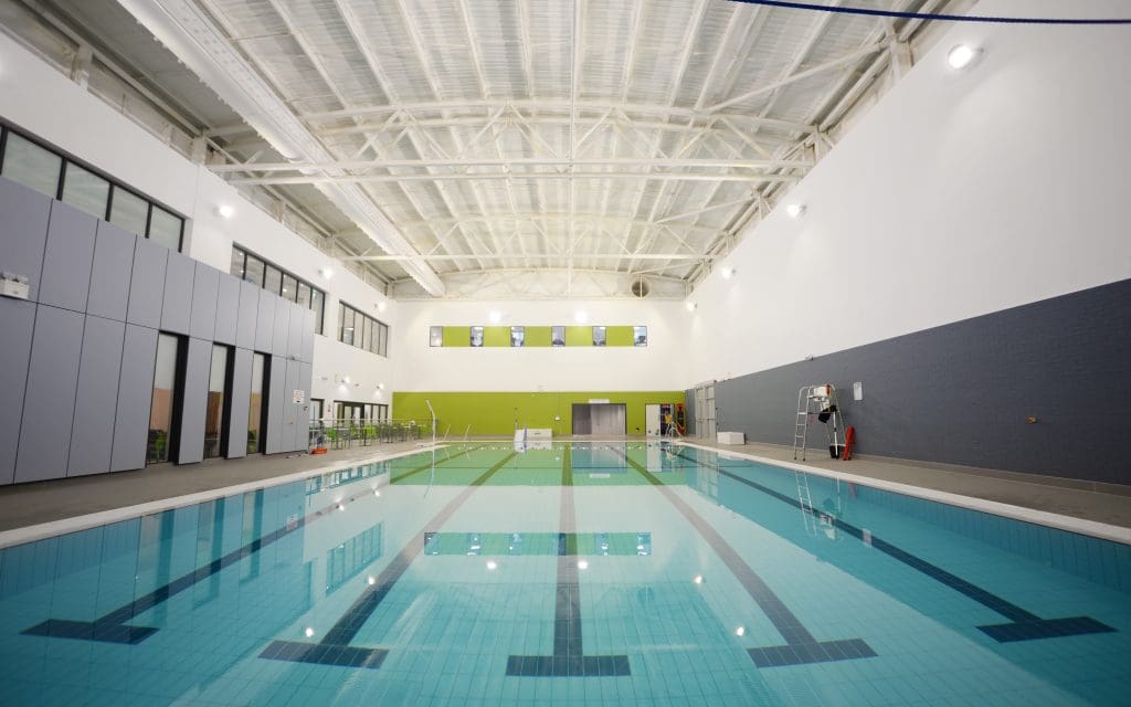 Local children have a splashing time at MonLife’s Swimming Festival