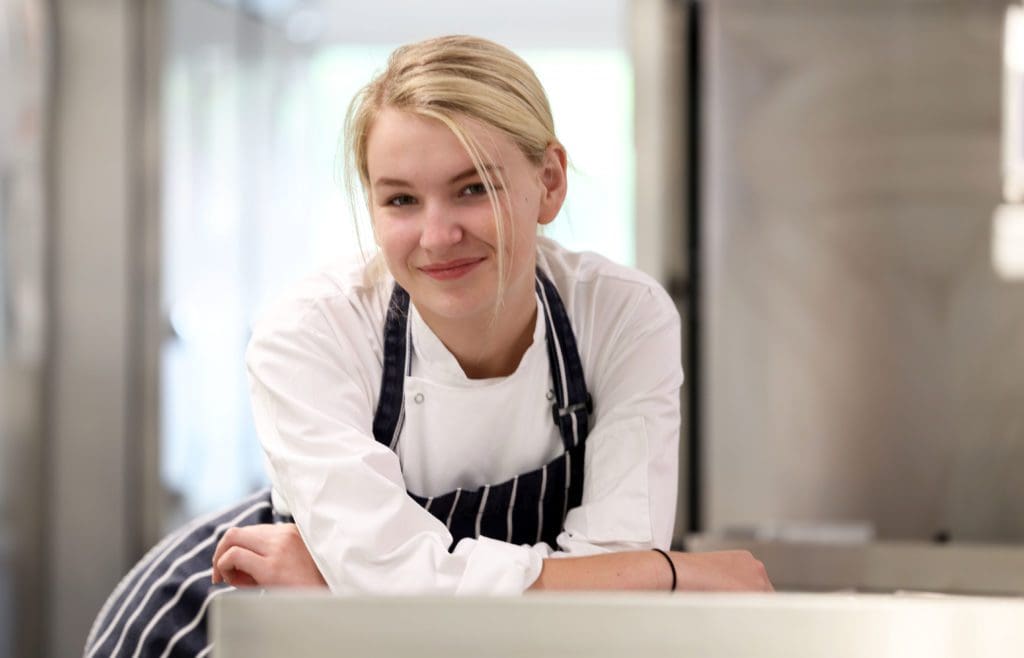 Award-winning catering learner cooks up a career with renowned Pembrokeshire restaurant