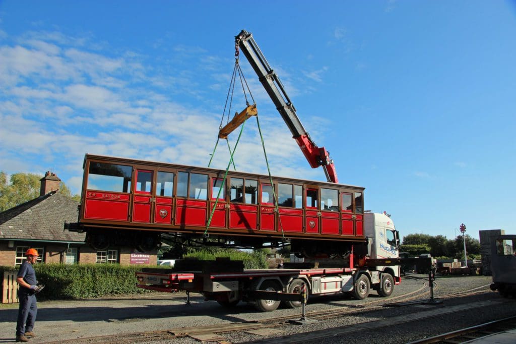 Talyllyn Railway welcomes its first new carriage in 156 years