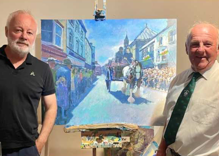 Welsh artist creates painting to raise funds for Sioe’r Cardis 2024