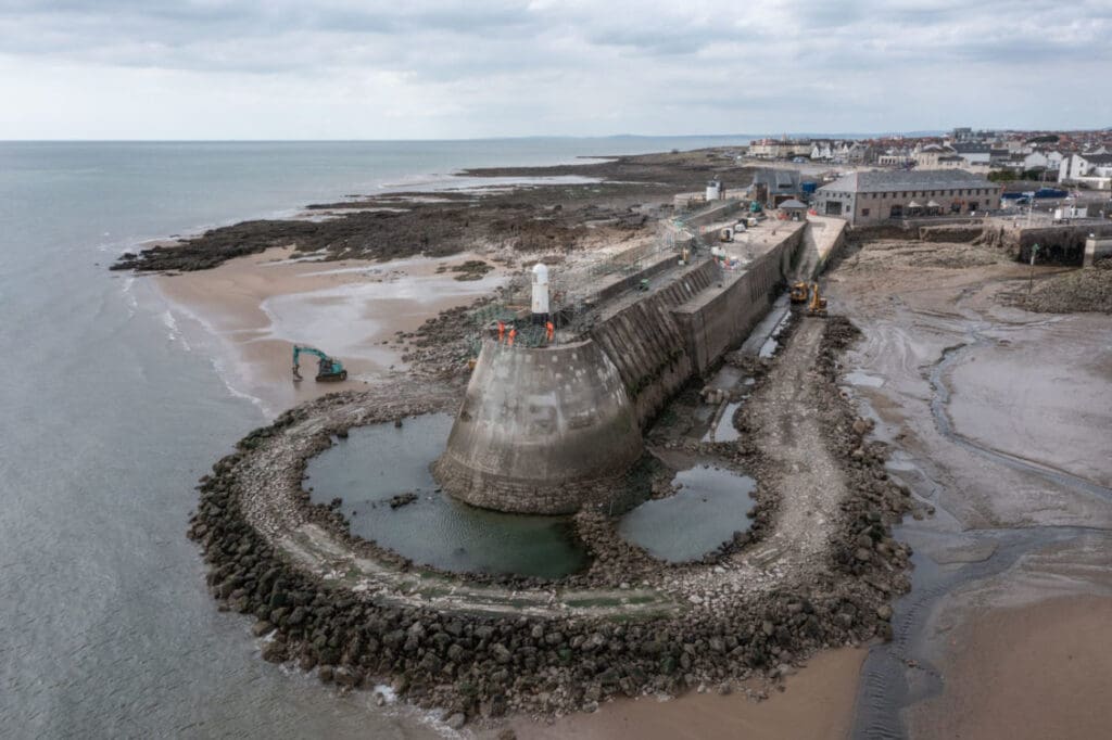 Porthcawl’s new promenade and flood defence work officially opened