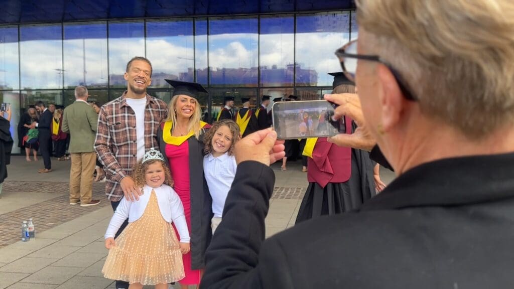 Mum of two secures dream job after returning to education as adult learner