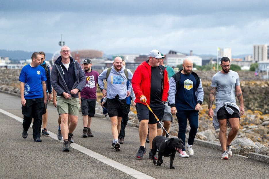 Men’s mental health group reaps benefits of walking the Wales Coast Path