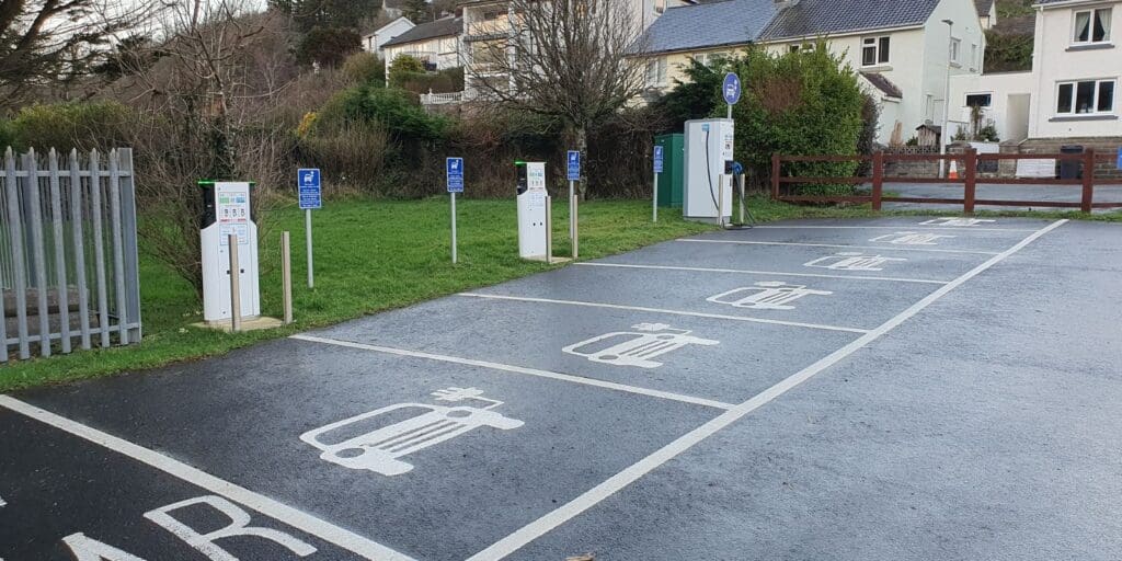 Where the most EV charging points are in Wales