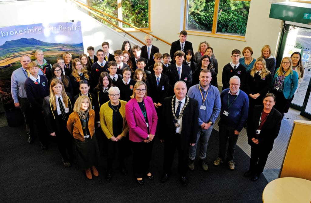 Pembrokeshire’s young people focus on why ‘Democracy Matters’