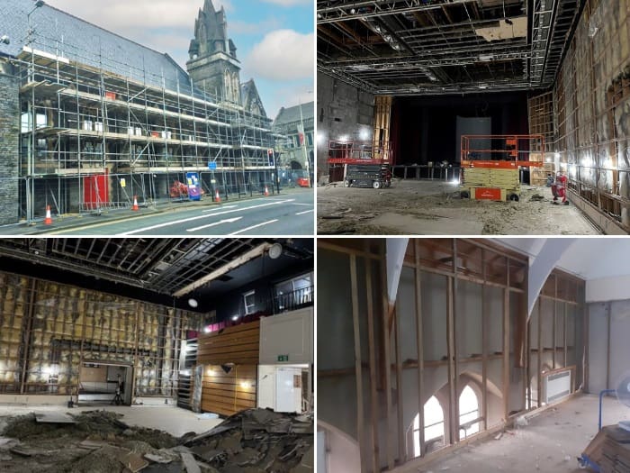 Pictures show progressing being made to Pontypridd arts centre