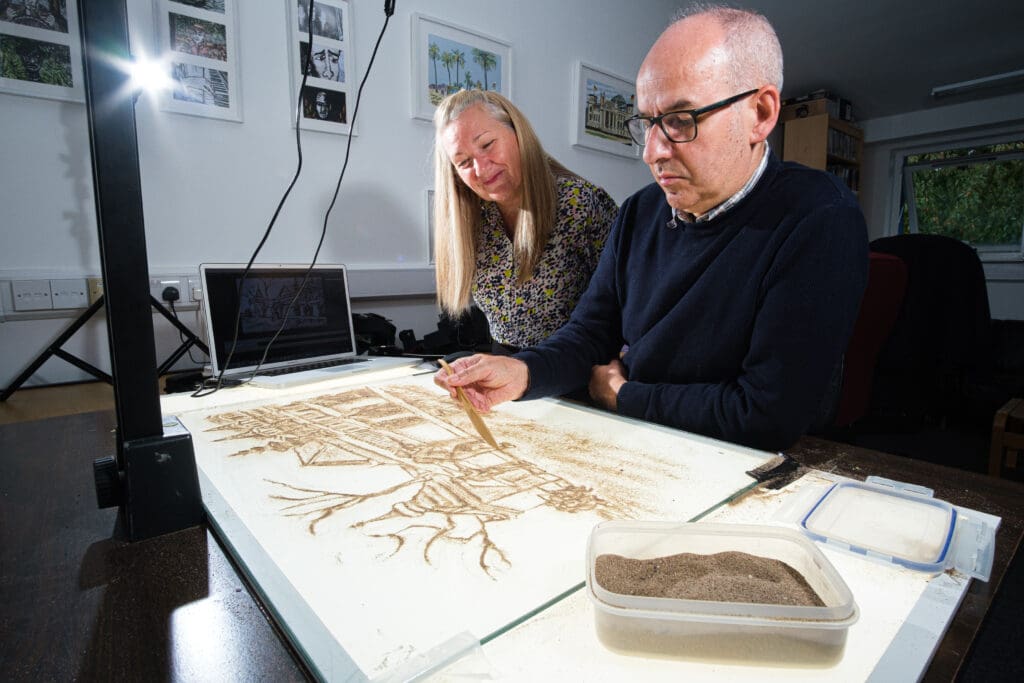 Film ‘made from sand’ up for a BAFTA