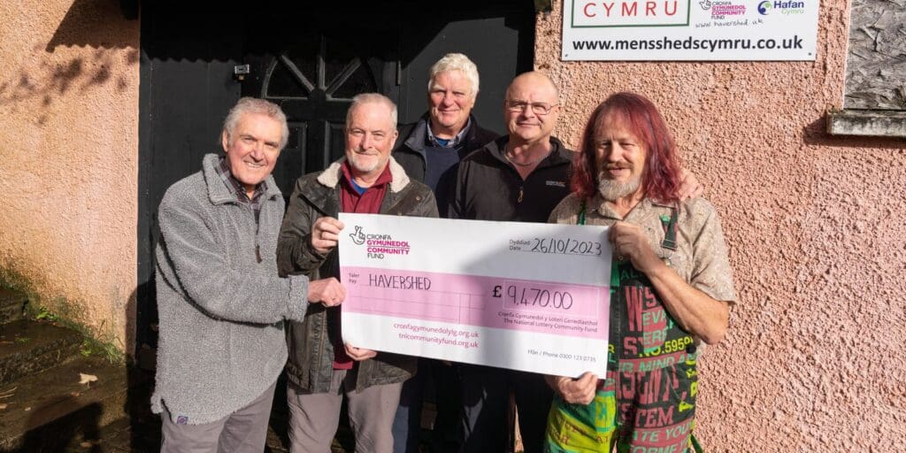 Haverfordwest Men Shed receive National Lottery Funding