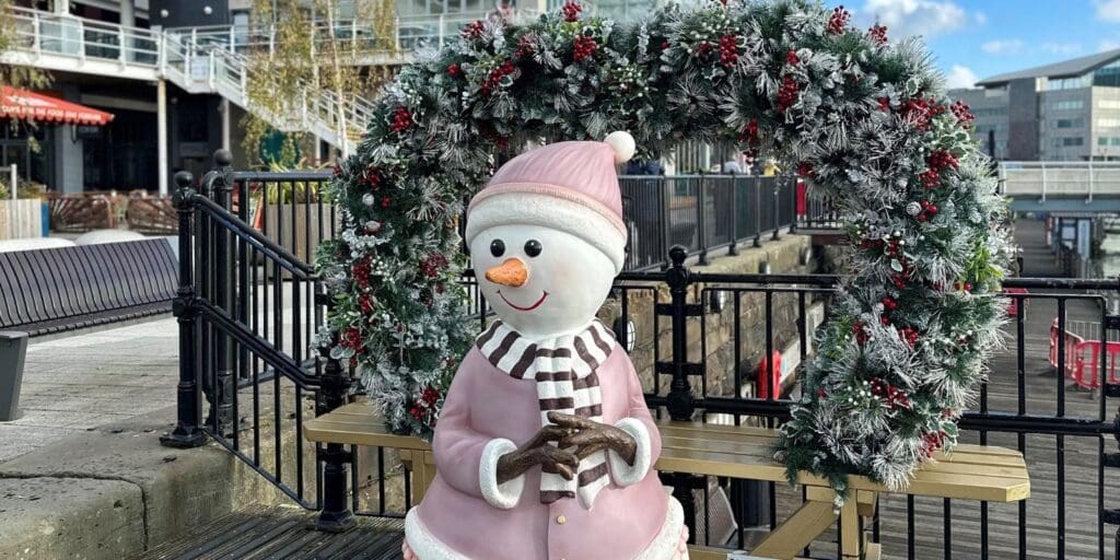 Cardiff Bay transformed into a winter wonderland with free Snow Trail