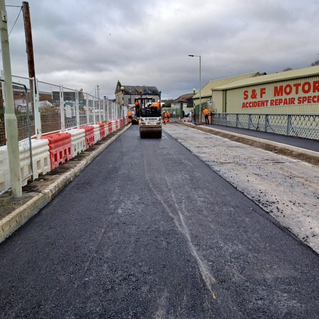 Significant bridge repair scheme in Porth nearing completion
