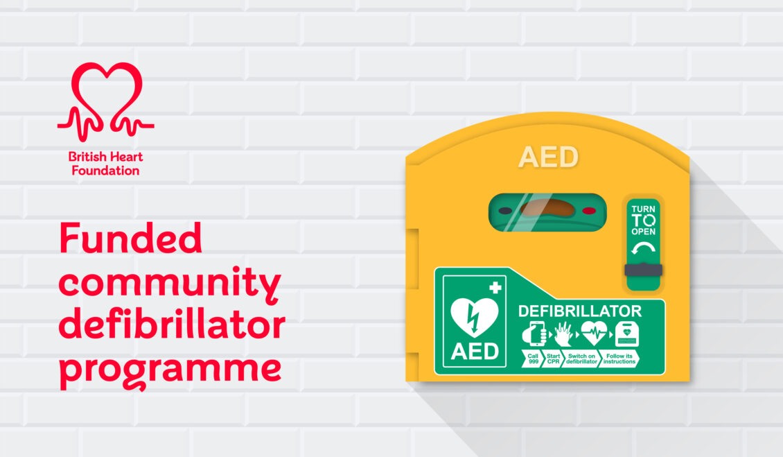 BHF launches free defibrillator scheme to save lives in communities