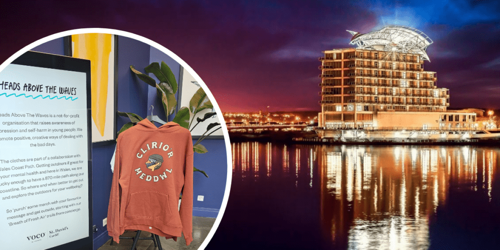 voco St. David’s, Cardiff opens pop-up shop in support of Heads Above the Waves