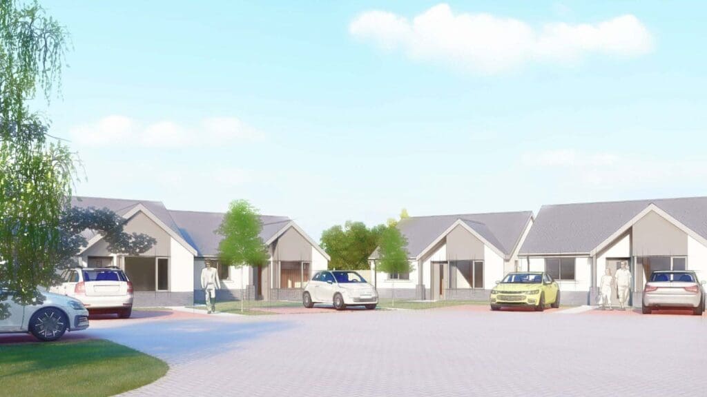 Work begins on new development of bungalows in Nelson